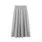 Women's High-Waist Pleated A-Line Skirt