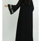 Women's Embroidered Abaya Dress with Scarf