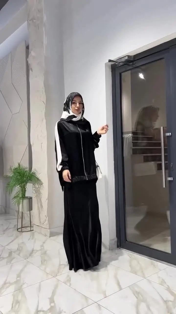 Women's Muslim Jacket & Skirt Set
