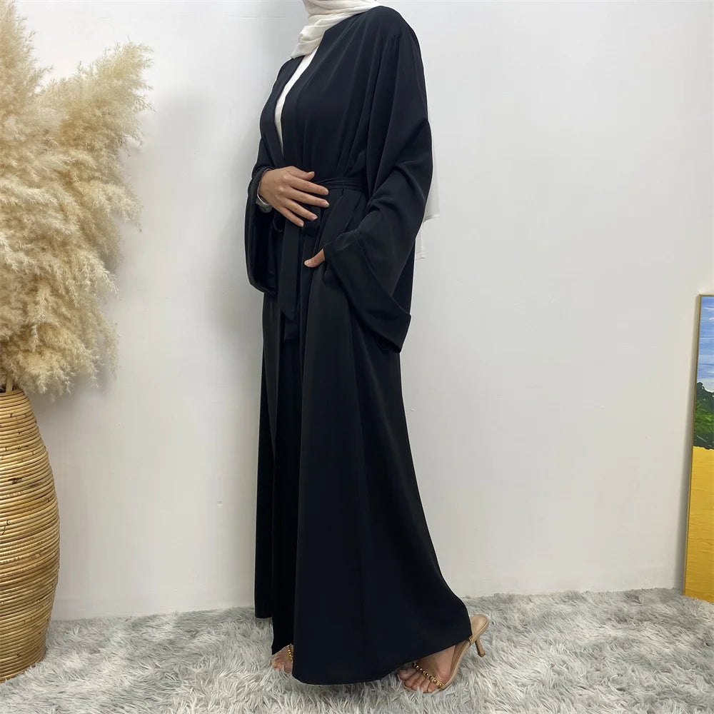 Solid Color Kimono Abaya