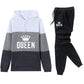 Women's Queen Print Hoodie & Sweatpants Set