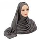 Large Plain Modal Hijab
