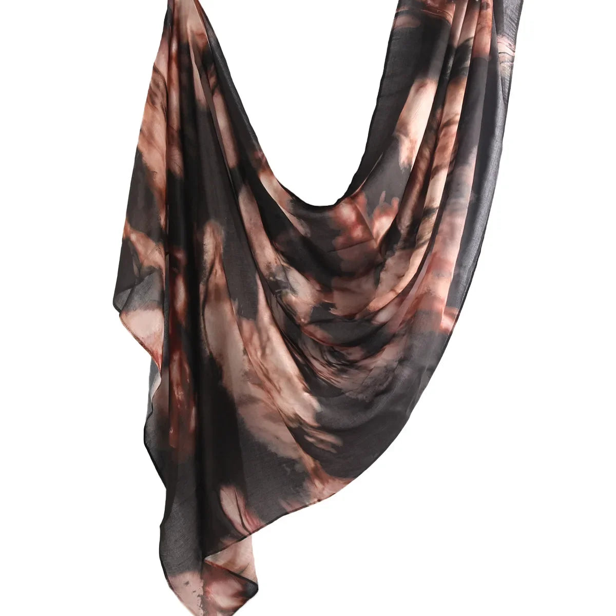Watercolor Tie-Dye Cotton Hijab