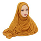 Large Plain Modal Hijab