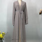 Chiffon Open Abaya Kaftan for Women