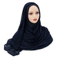 Large Plain Modal Hijab
