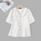 Women's Elegant Puff Sleeve Blouse