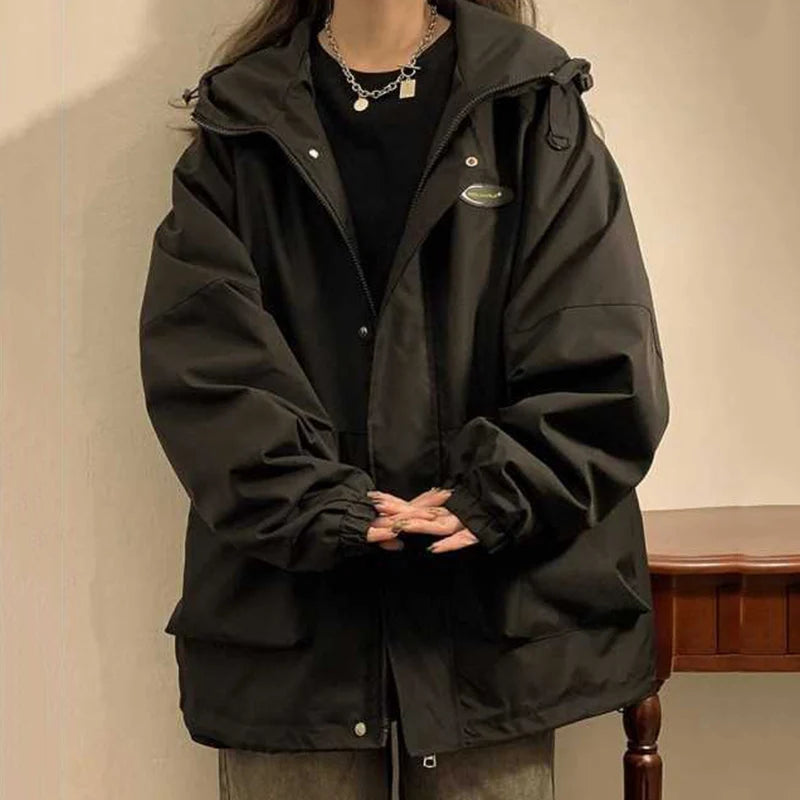 Women's Harajuku Y2K Hooded Jacket