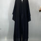 Chiffon Open Abaya Kaftan for Women