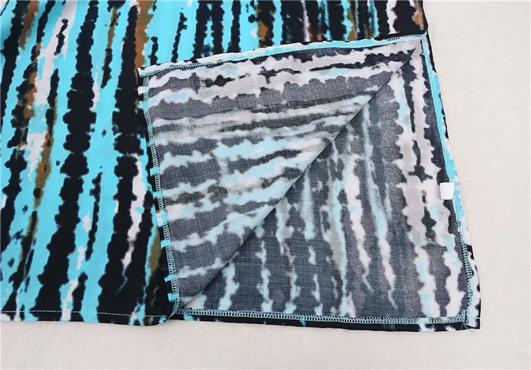 Plus-Size Women's Beach Kaftan Cover-Up