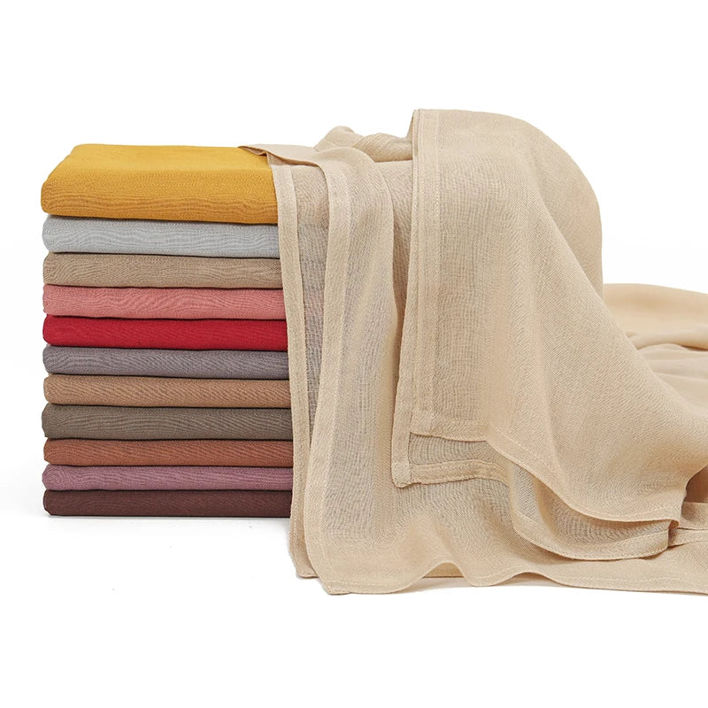 Large Plain Modal Hijab
