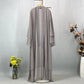 Chiffon Open Abaya Kaftan for Women