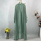 Chiffon Open Abaya Kaftan for Women