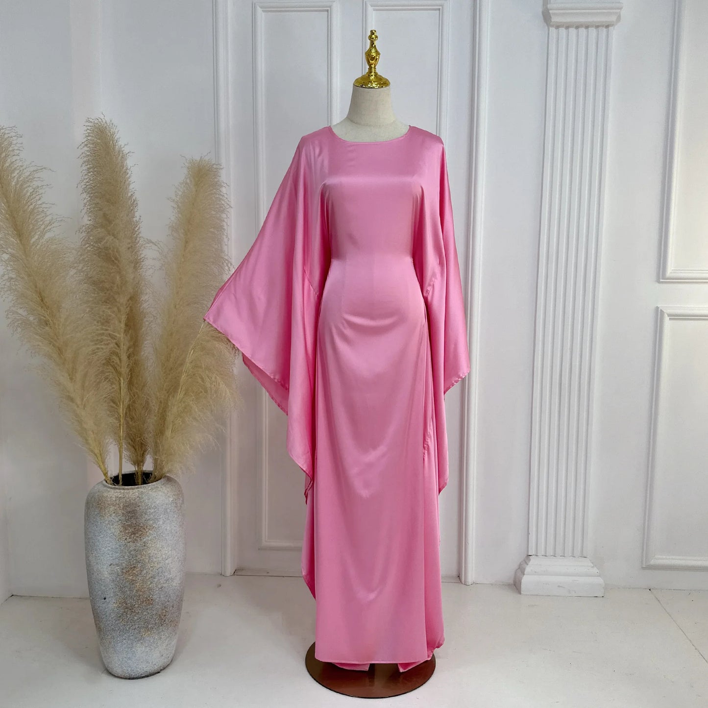 Satin Butterfly Abaya