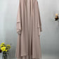 Chiffon Open Abaya Kaftan for Women