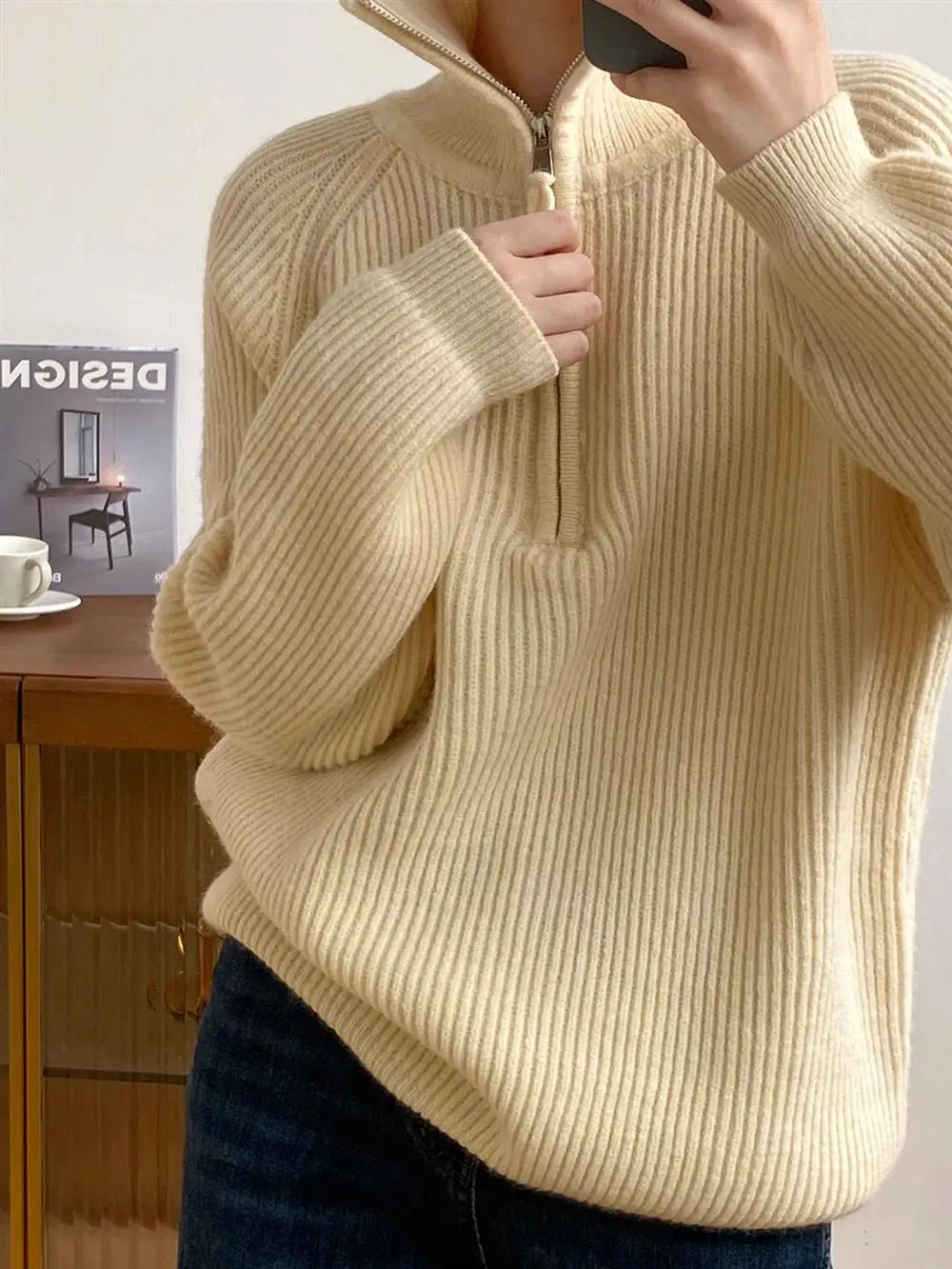 Women's Korean Turtleneck Pullover Sweater