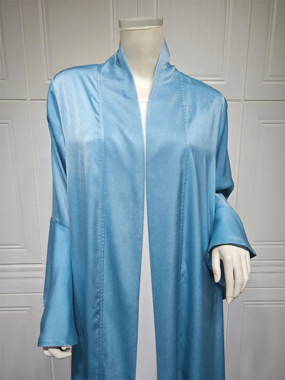 Ruffle Sleeve Open Abaya Kimono