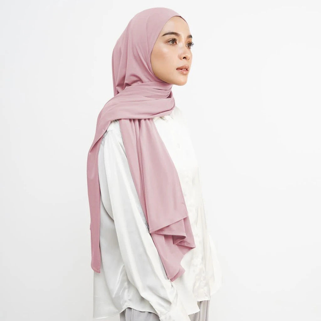 Soft Cotton Jersey Instant Hijab