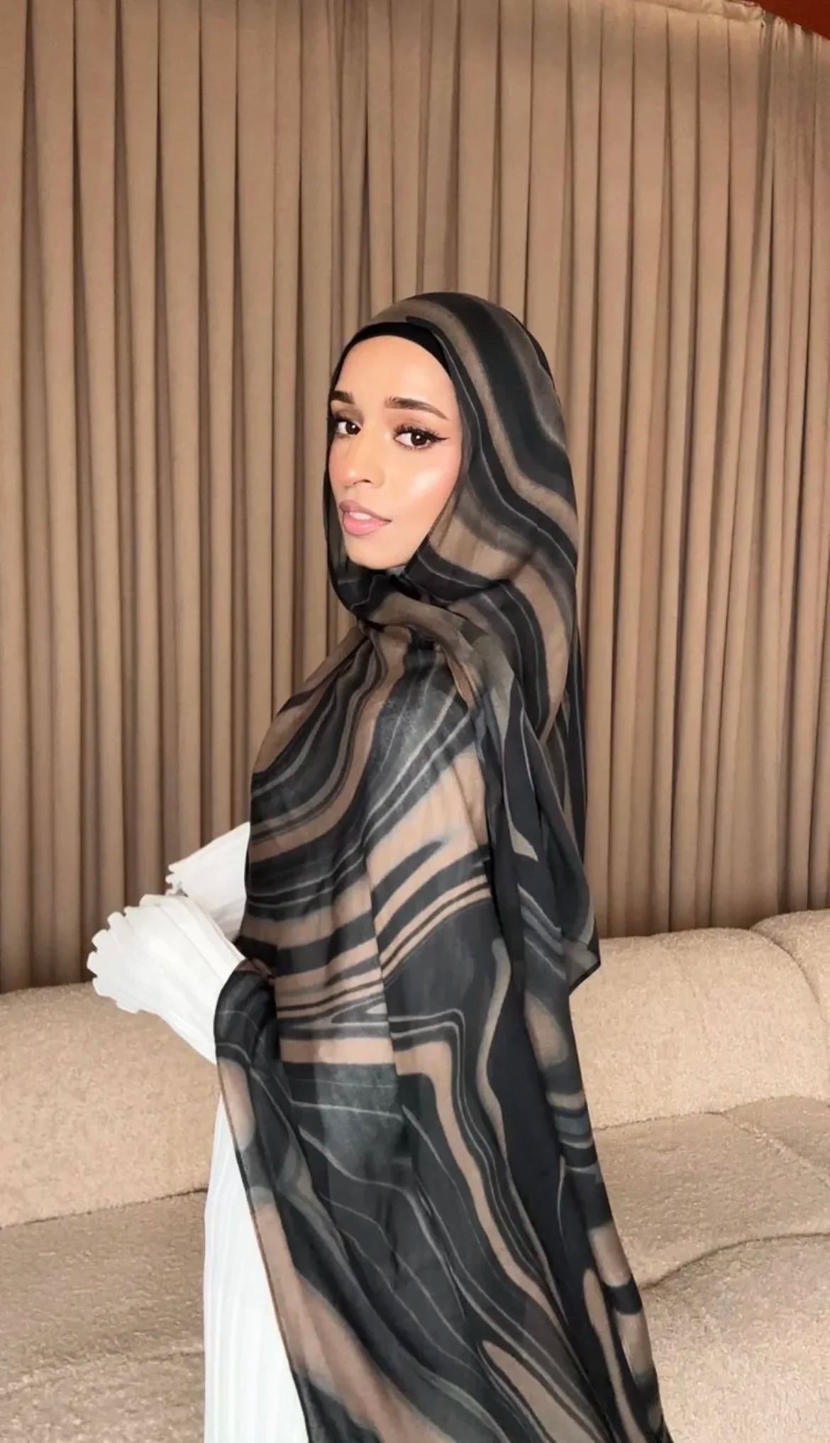 Tie-Dye Cotton Hijab Scarf