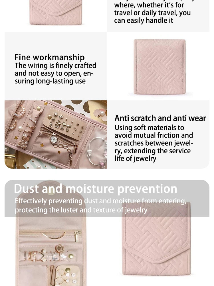 Travel Foldable Jewellery Roll