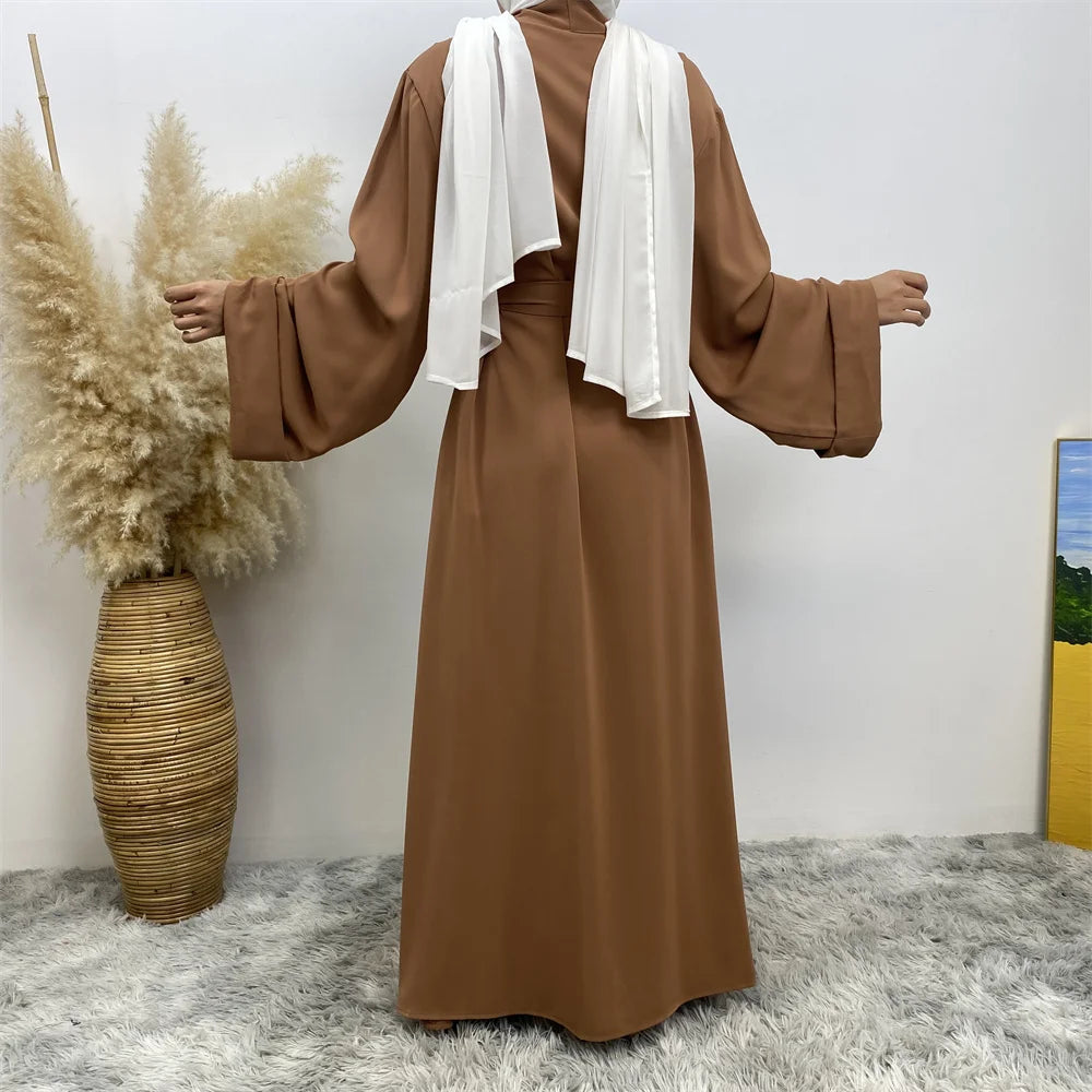 Solid Color Kimono Abaya