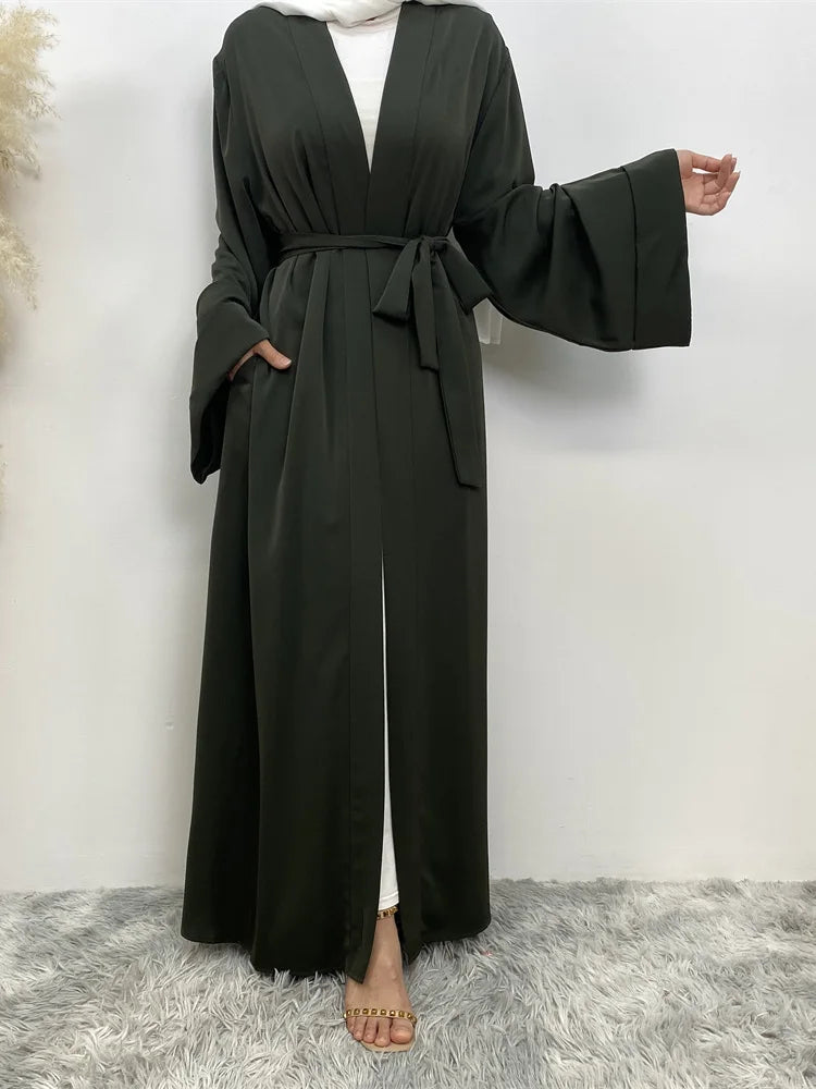 Solid Color Kimono Abaya