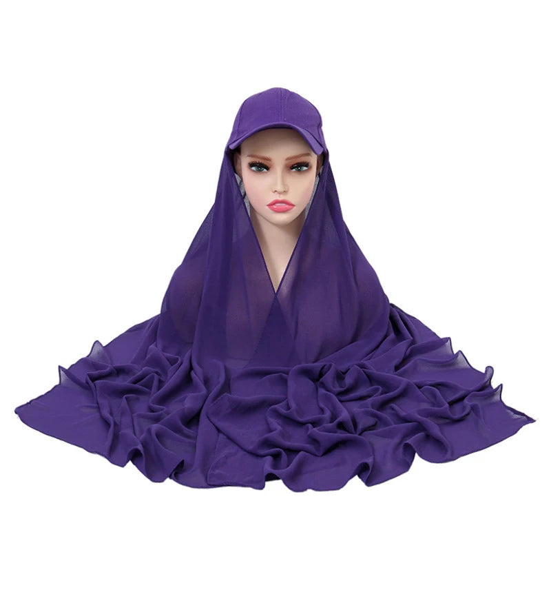 Sport Chiffon Cap Hijab