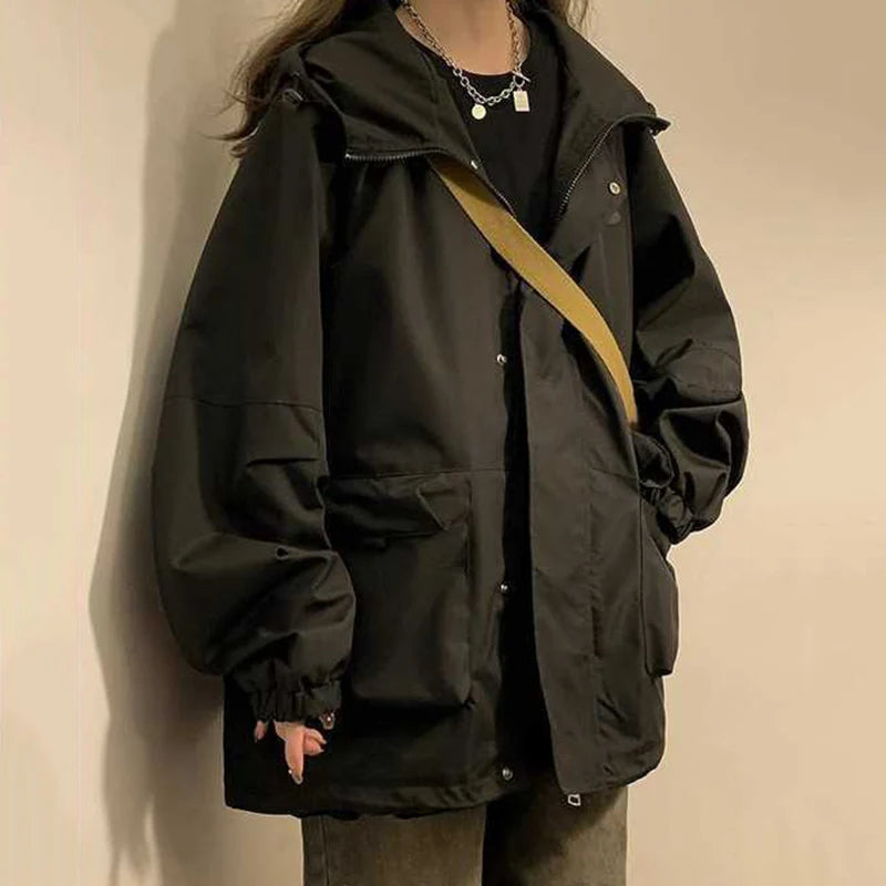 Women's Harajuku Y2K Hooded Jacket