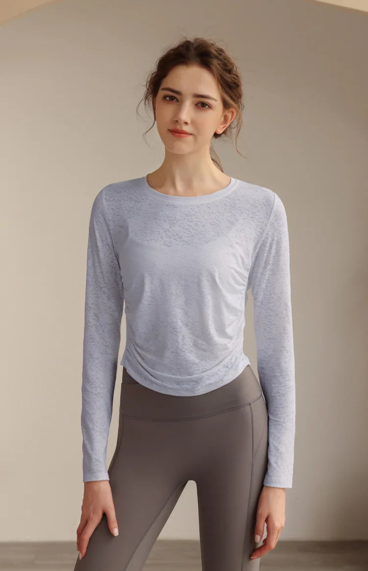 Women's Long Sleeve Slim Yoga Top