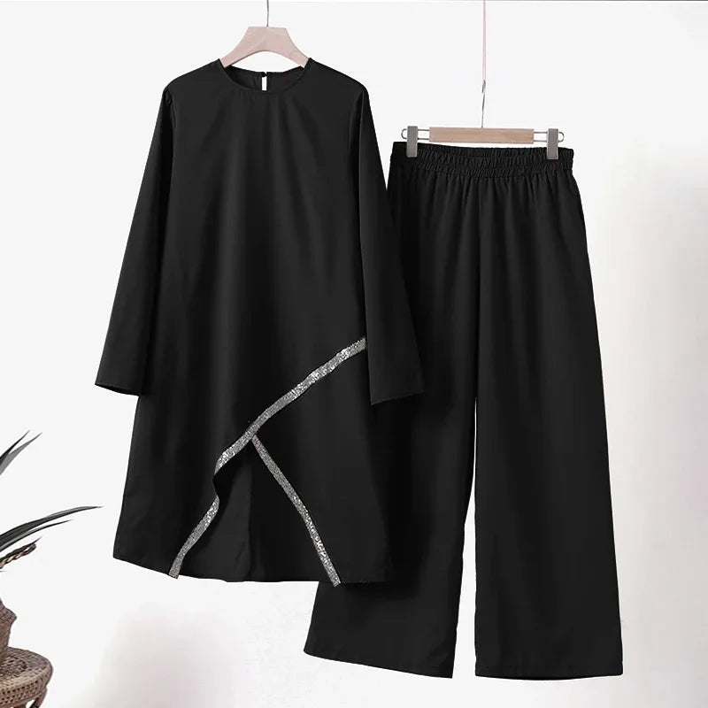 Two-Piece Modest Abaya Set