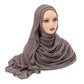 Large Plain Modal Hijab