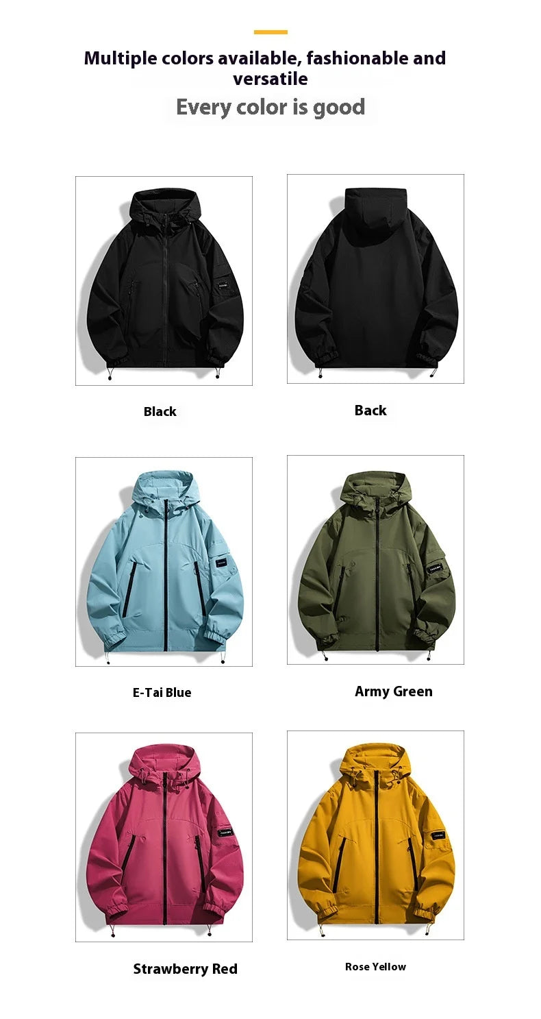 Men's Waterproof Hooded Outdoor Jacket
