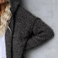 Women's Long Sleeve Hooded Cardigan Coat