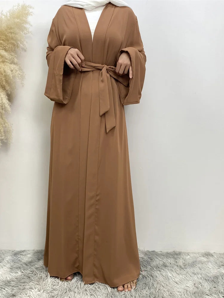 Solid Color Kimono Abaya