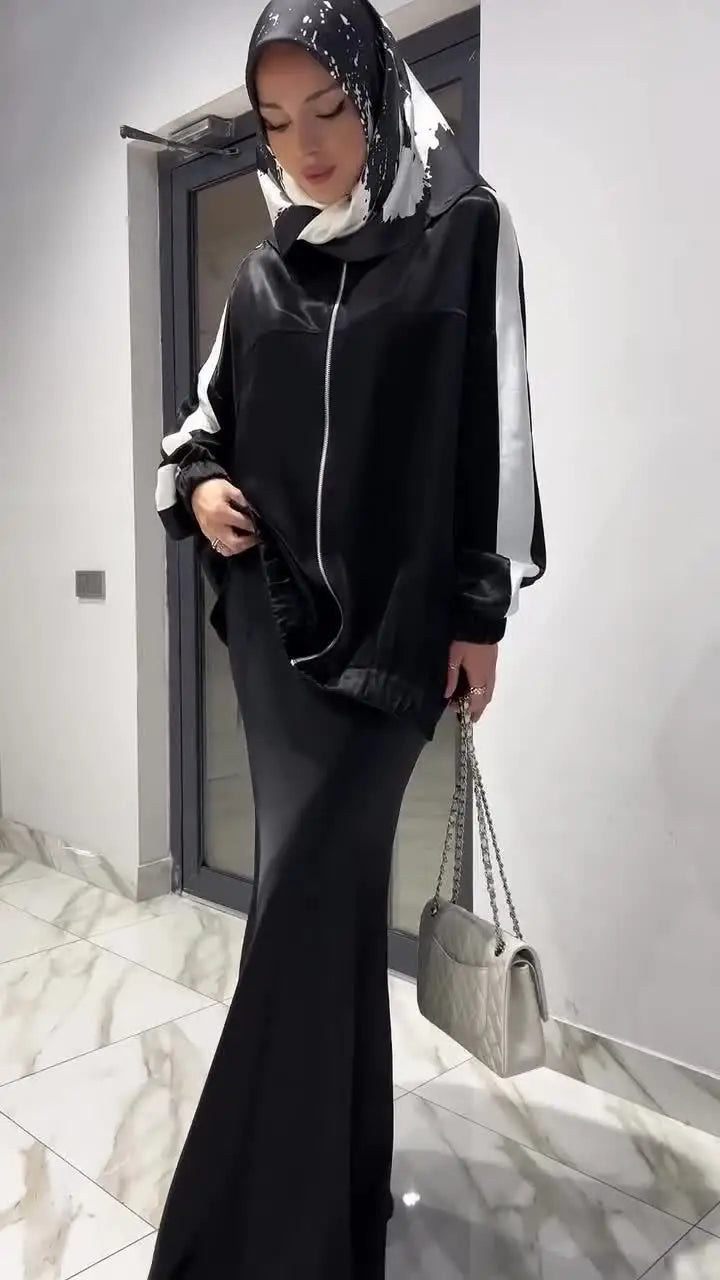 Women's Muslim Jacket & Skirt Set