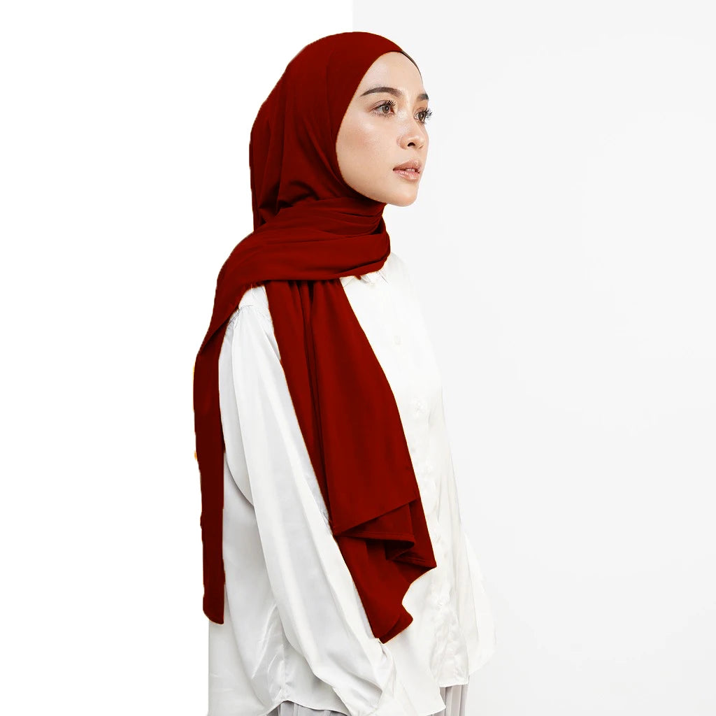 Soft Cotton Jersey Instant Hijab