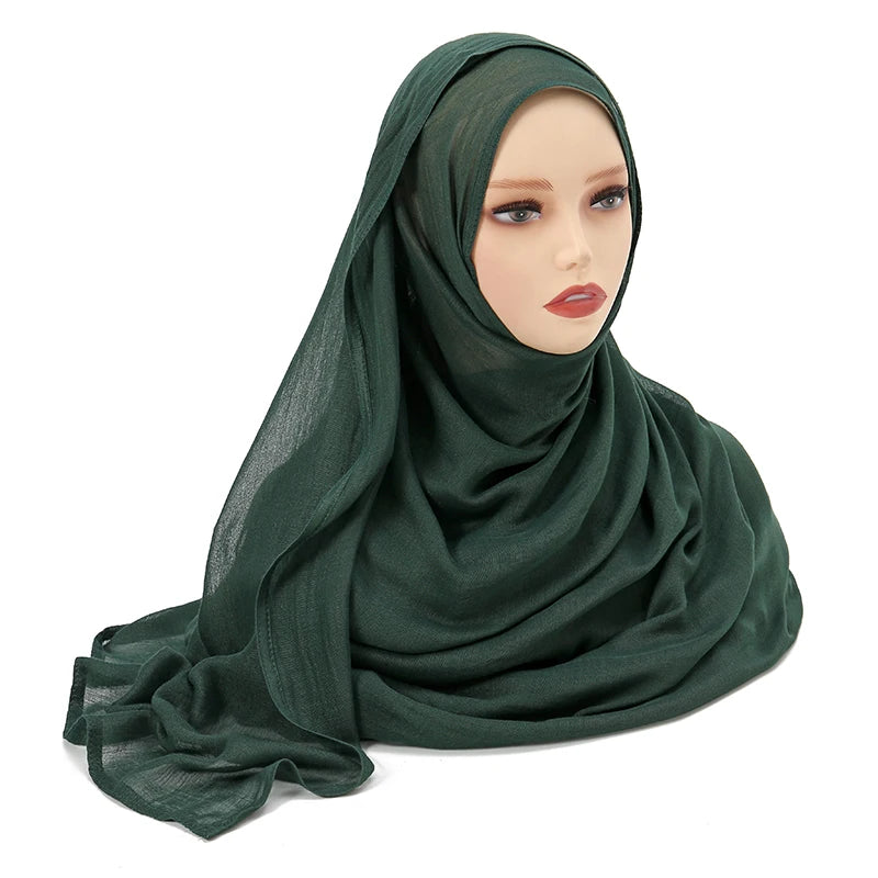 Large Plain Modal Hijab