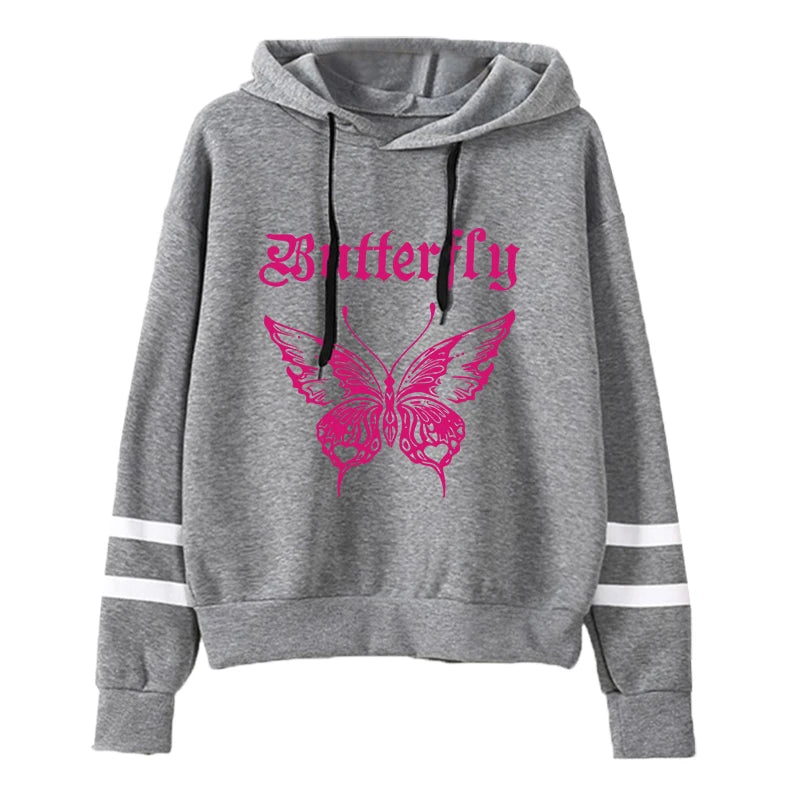 Women's Butterfly Print Hoodie
