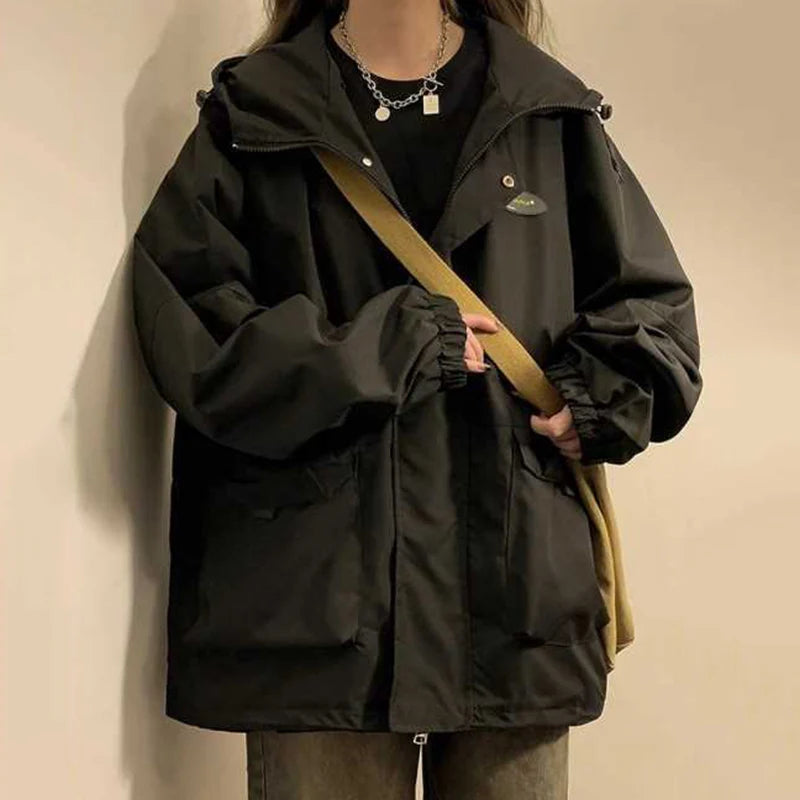 Women's Harajuku Y2K Hooded Jacket
