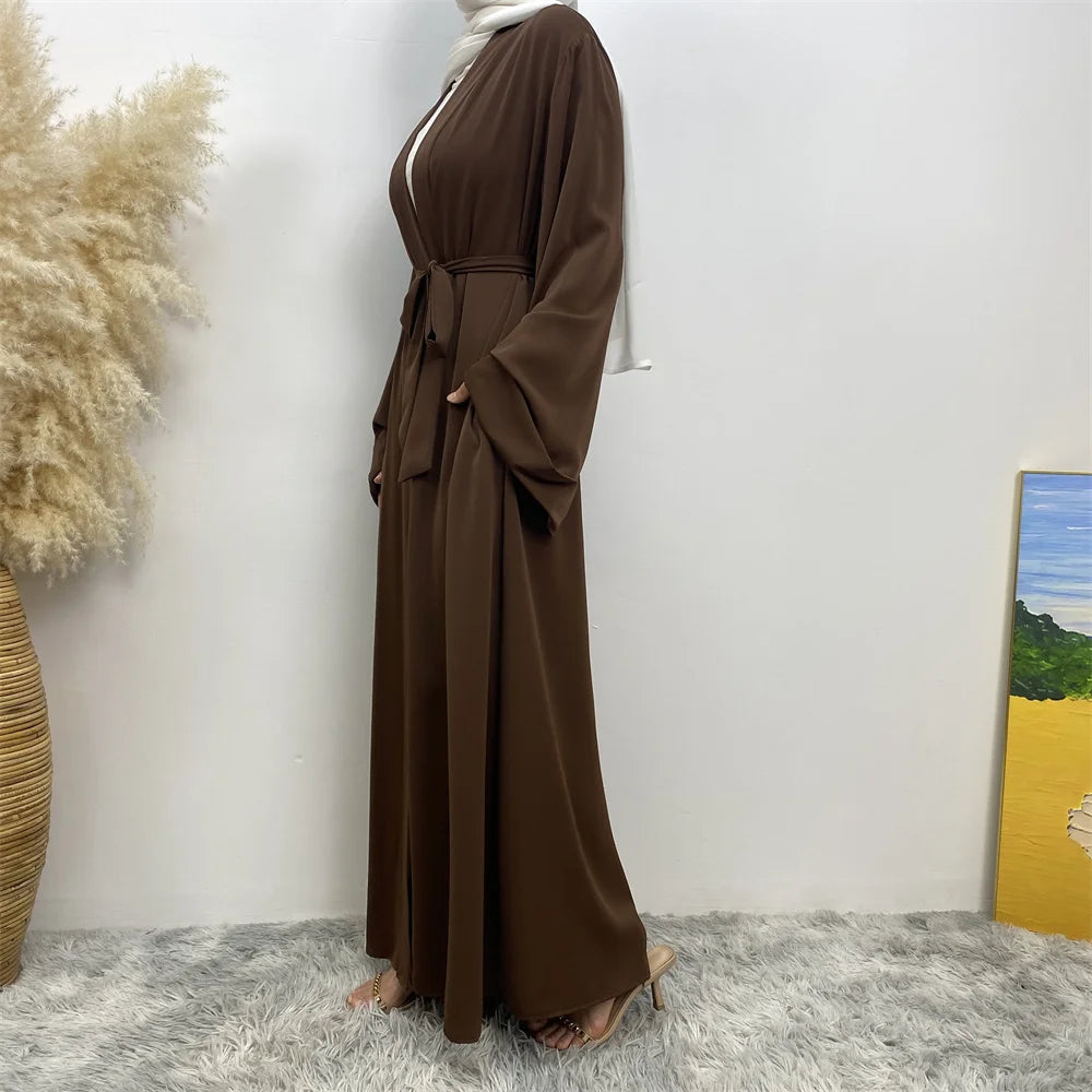 Solid Color Kimono Abaya