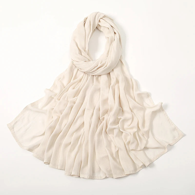 Large Plain Modal Hijab