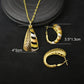 Luxury 18K Gold Plated Jewelry Set