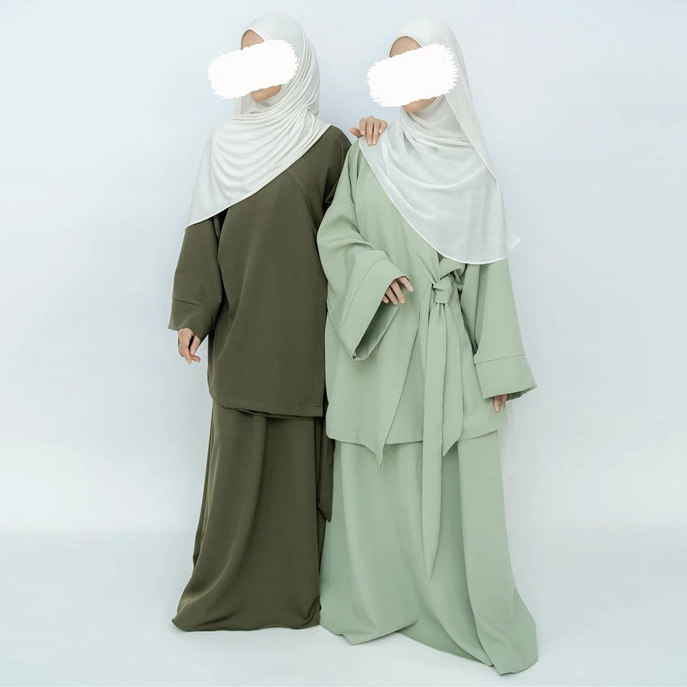 Nida Co Ord Set Kimono with Strap