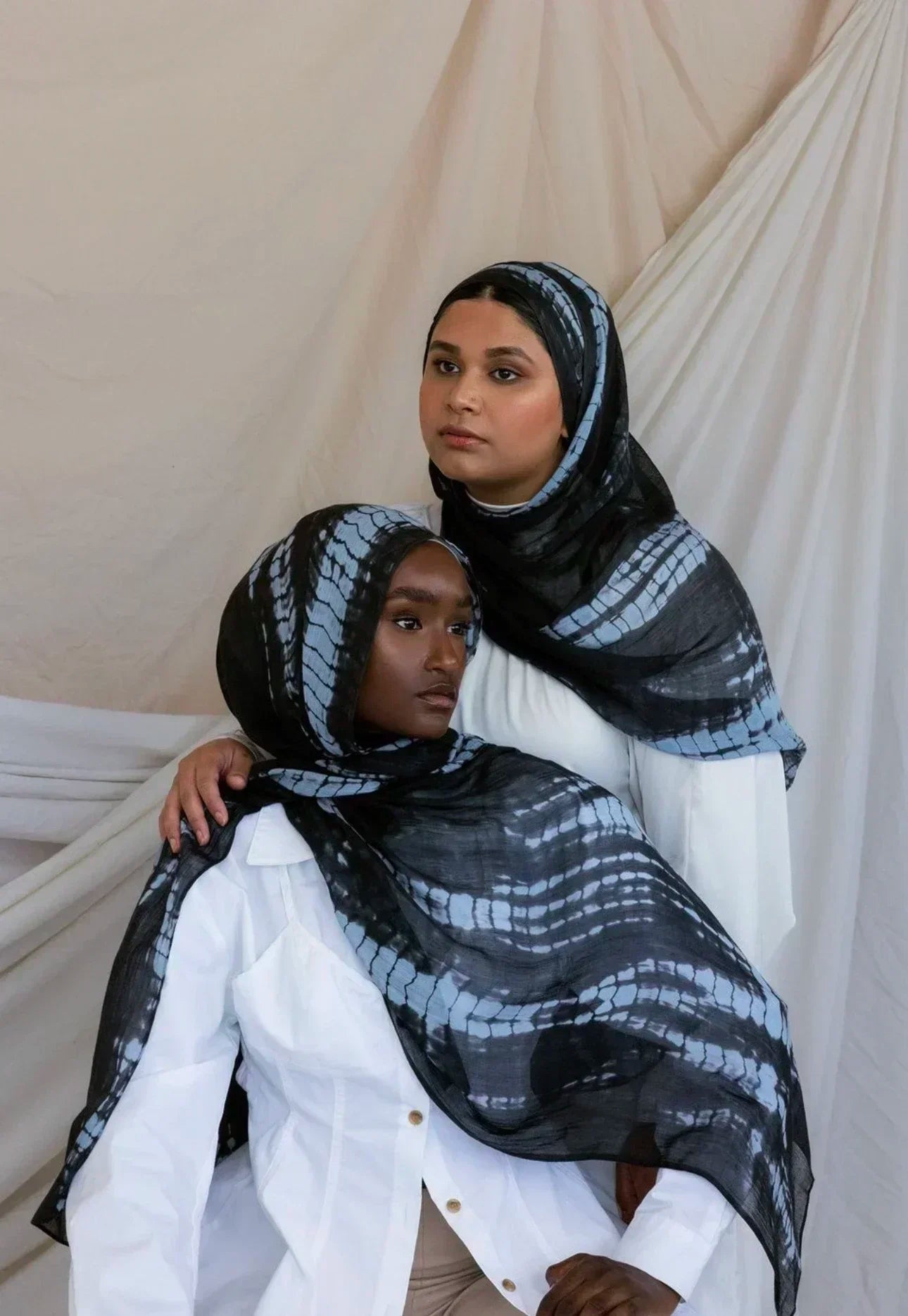 Watercolor Floral Cotton Hijab