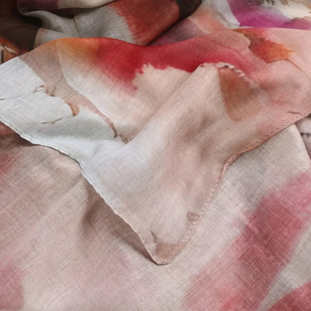 Watercolor Tie-Dye Cotton Hijab