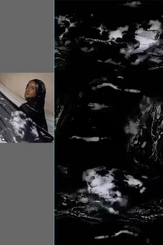 Watercolor Floral Cotton Hijab