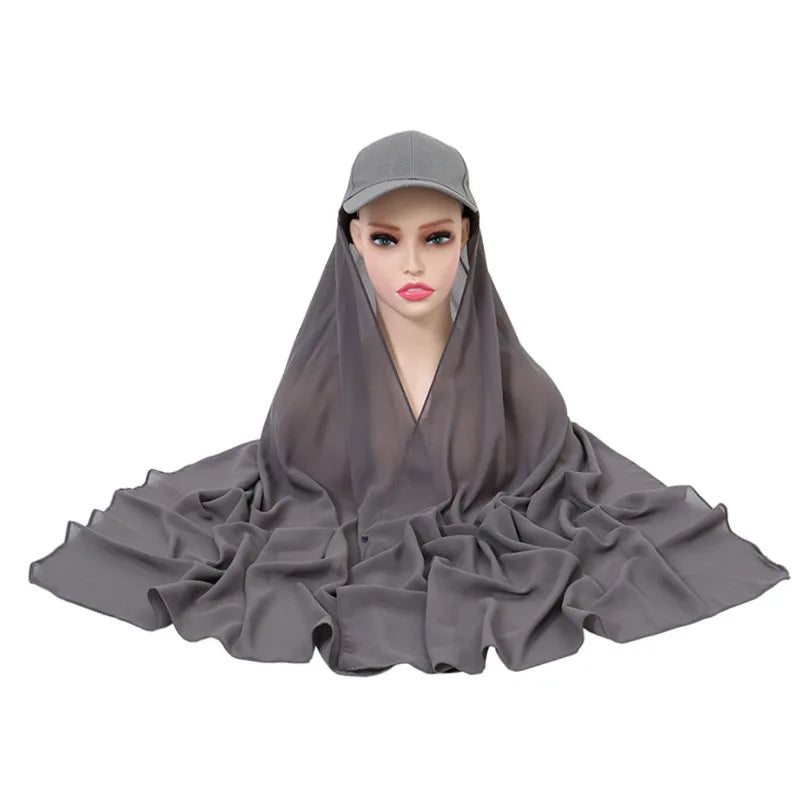 Sport Chiffon Cap Hijab