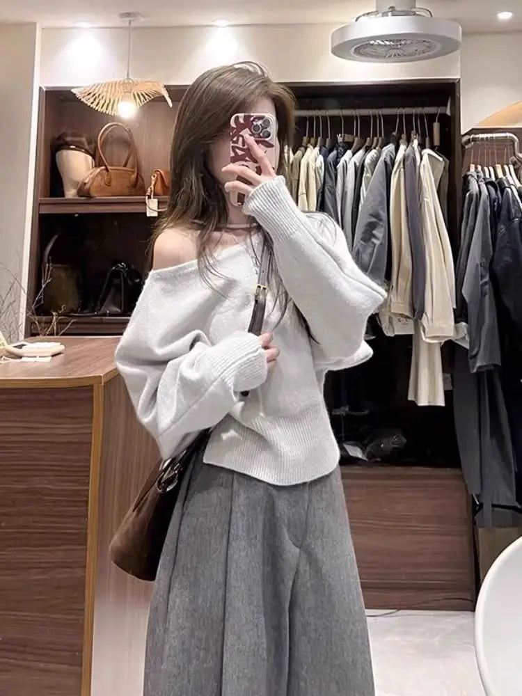 Women's High-Waist Wide-Leg Casual Pants