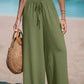 Women's Wide-Leg Drawstring Summer Pants