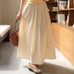 Women's High-Waist A-Line Midi Skirt